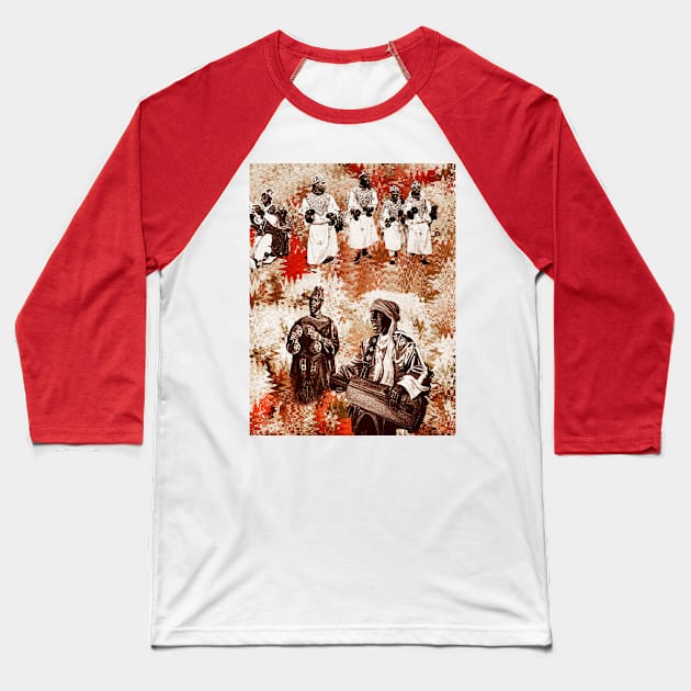 Moroccan Feast V3 Baseball T-Shirt by walil designer